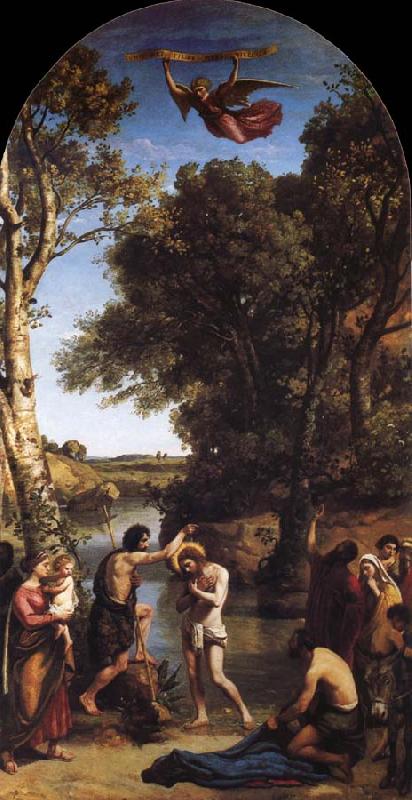 Corot Camille The Baptism of Christ oil painting picture